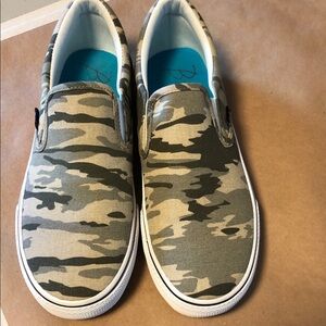 Blowfish Camouflage Slip-On Loafers